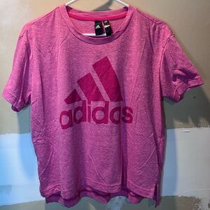 Pink Adidas crop top size medium